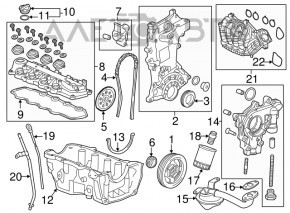Intake manifold Acura ILX 13-15