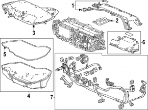 Battery Bracket VVB Front Honda CRV 23- HEV
