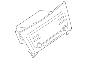 Nissan Rogue 17-16 Radio Tape Recorder