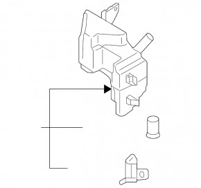 Infiniti FX35 Windshield Washer Reservoir 09-10