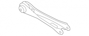 Upper rear control arm, left, BMW X3 F25 11-17