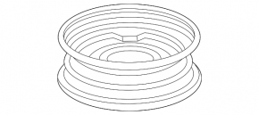 Spare tire space saver Acura ILX 13-15 R17 155/70