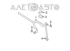 Front stabilizer bar Toyota Solara 2.4 04-08