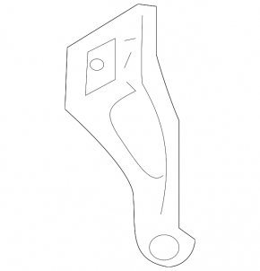 Rear Bumper Bracket Lower Left Subaru Impreza WRX GH 08-14 5d