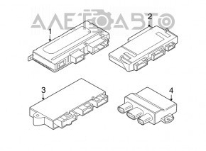 Comfort Access Control Unit BMW 5 F10 11-16