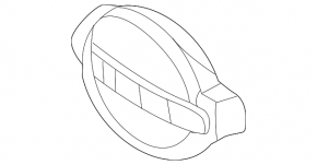 Nissan Ariya 23-25 grille emblem