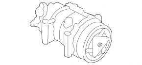 Mini Cooper Clubman R55 07-14 Air Conditioning Compressor