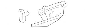 Inner door handle, front right, Lexus ES250 ES300h ES350 19-26