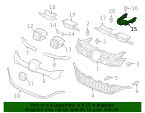 Honda CRV 15-16 grille bracket