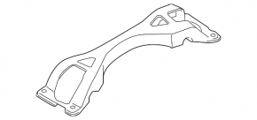 Rear subframe small Audi Q7 4L 10-15