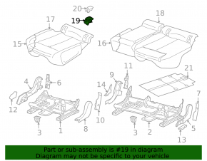 Isofix rear seat cover for Audi Q5 80A 18-24 gray