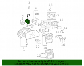 Toyota Highlander 01-07 Security Indicator