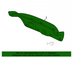 Honda Accord 18-22 trunk lid trim
