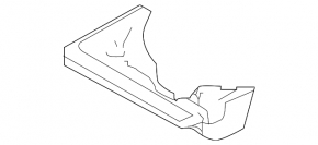 Left-hand tool liner for Nissan Rogue Sport 19-22 (without spare tire)