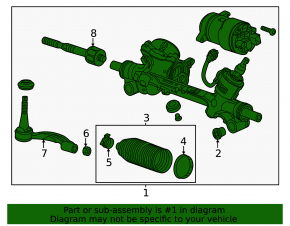 Steering rack Chevrolet Equinox EV 24-26