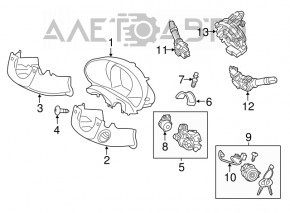 Left steering column switch for Kia Sorento 10-15