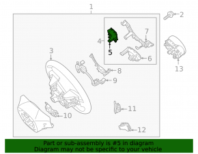Right steering wheel controls for Kia Sportage 20-22