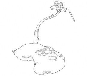 Fuel tank Mercedes W167 GLE 350 450 20-23