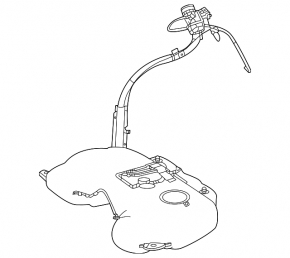 Fuel tank Mercedes W167 GLE 350 450 20-23