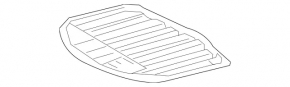Mercedes W221 trunk tray plastic cracks, breaks