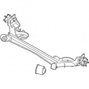 Rear beam Ford Transit Connect MK2 13 - long base