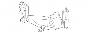 Toyota Highlander 08-10 hybrid inverter bracket rusty