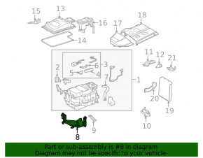 Toyota Highlander 08-10 hybrid inverter bracket rusty