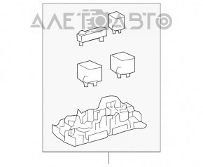 Toyota Prius Battery Fuse Box 30 10-15 No Relay