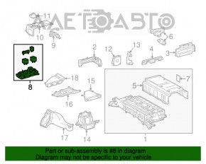 Toyota Prius Battery Fuse Box 30 10-15 No Relay