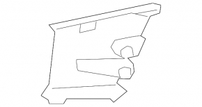 Front right bumper air duct for Land Rover Range Rover Evoque 19-21