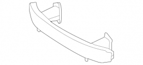 Mercedes S-class W221 front bumper reinforcement