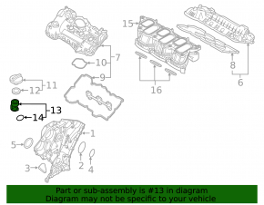 Oil filler neck Kia Sorento 16-20 3.3