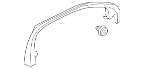 Door frame inner front left Volvo XC40 19-25