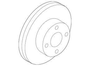 Front left brake disc Nissan Versa Note 13-19