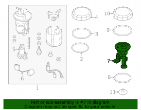 Fuel level sensor Subaru Outback 20-23