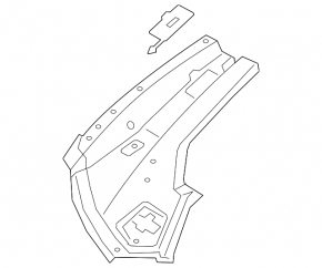 Front left hood trim for Audi E-Tron 19-23
