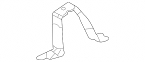 Left wing apron inner panel bracket for Toyota Sienna 21-25