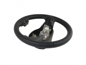 Naked steering wheel for Jeep Cherokee KL 14-20, black leather, with lower trim