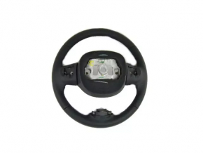 Naked steering wheel for Jeep Cherokee KL 14-20, black leather, with lower trim
