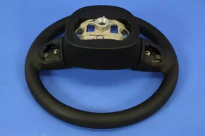 Naked steering wheel for Jeep Cherokee KL 14-20, black leather, with lower trim