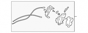 Rear right door lock Subaru Forester 08-10 SH