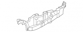 Right windshield wiper grille bracket for BMW X7 G07 19-24 (lower)
