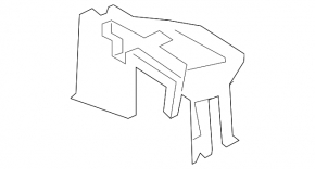 Trunk tray rear right Lexus NX200t NX300h 15-17