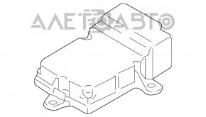 Module srs airbag computer airbags BMW 7 G11 G12 16-19 without radar