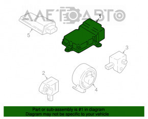 Module srs airbag computer airbags BMW 7 G11 G12 16-19 without radar