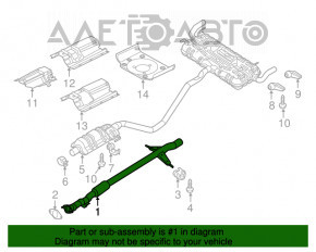 Chrysler 200 15-17 2.4 Downpipe