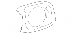 Lexus IS250 IS300 IS350 Fuel Filler Door Housing 06-13
