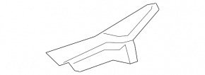 Right hood hinge for Hyundai Sonata 11-15
