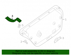 Trunk lid hinge trim left Nissan Maxima A36 16-23