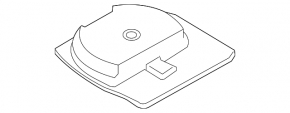 Trunk tray for spare tire Audi A4 B8 08-16 sedan